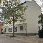 Husgavel efter renovering och målning